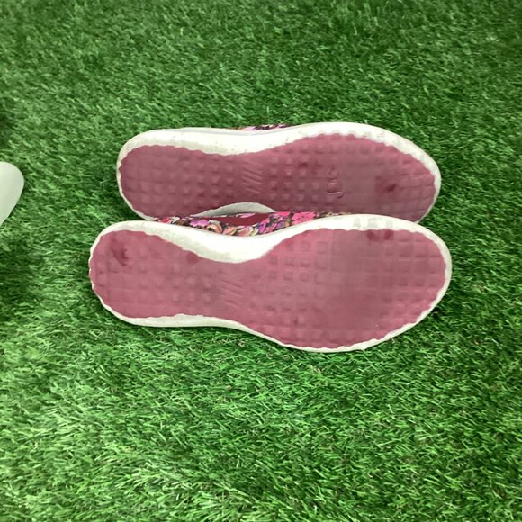 Nike Roshe Two Burgundy Floral Print Running Shoes 9 - Picture 8 of 11